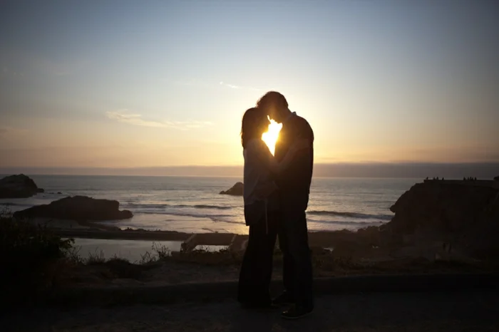 Couple sur une plage